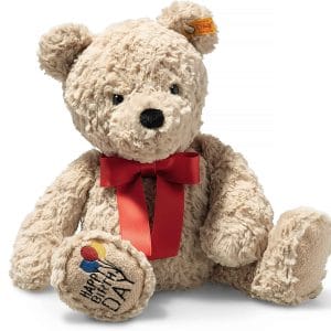 Steiff  Jimmy Teddy bear 35cm beige Birthday Bear Free Steiff Box