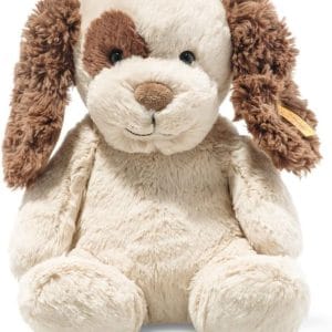 Steiff Peppi Puppy, Original Plush Toy 38 cm, Plush Dog Sitting, Cuddly Toy