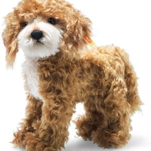 Steiff Ricky Cockapoo 27 cm Collector's Item, Not a Toy, Washable, Red-Brown