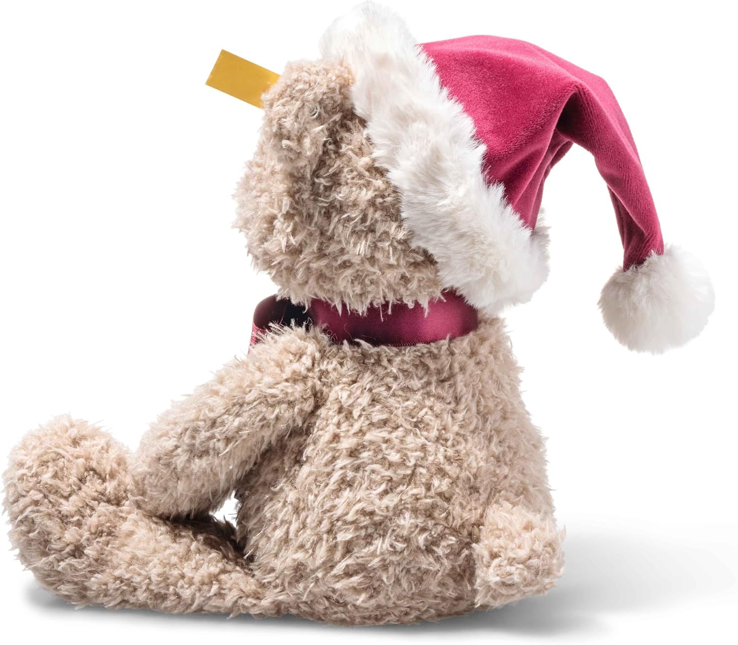 Steiff Cuddly Toy Jimmy Teddy Bear Christmas, Cute Stuffed Toy with Plastic Eyes, Children, Boys & Girls, Friends, 30 cm, Beige, 114267 - Image 2