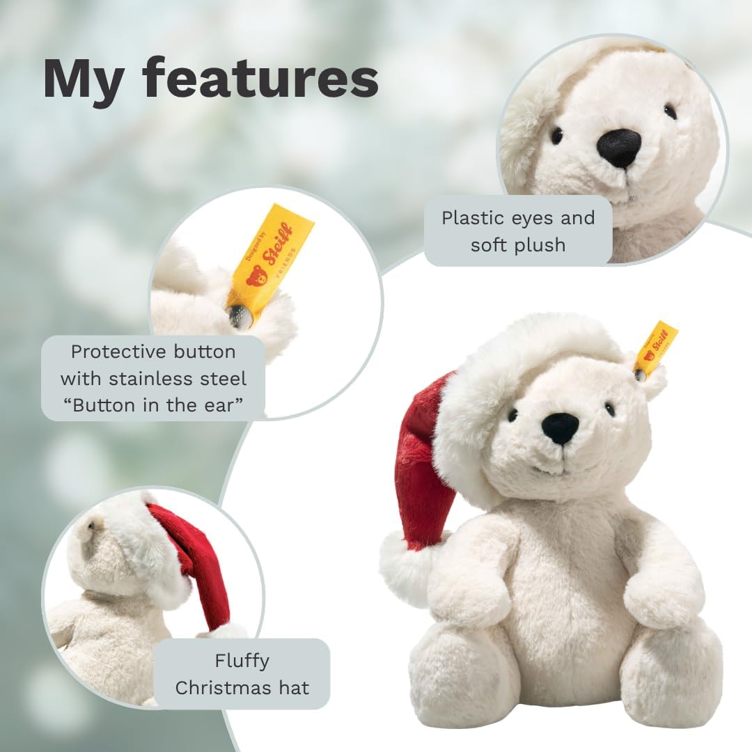 Steiff cuddly toy cosy Christmas Rico Polar Bear Free steiff Bag Worth £5 - Image 2